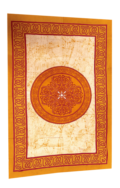 Tapiz de pared con mandala batik