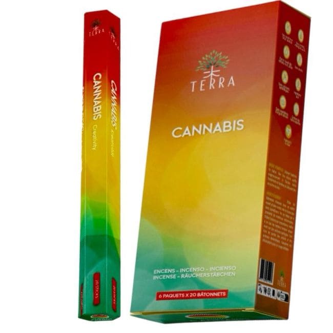 Incienso sin carbón Terra Cannabis hexa