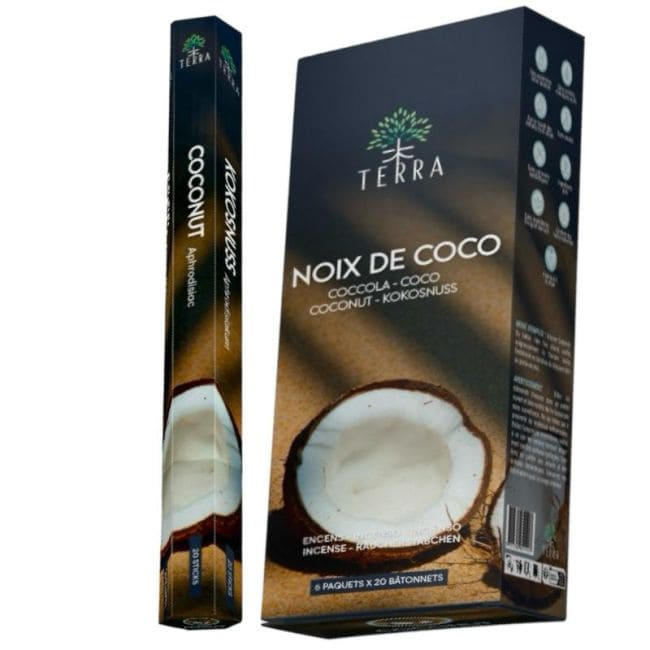 Incienso Terra Coco hexa sin carbón