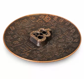 Portaincienso de 9 orificios con decoración china 9 cm