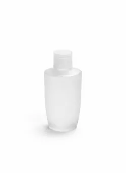 Botella de vidrio esmerilado con dosificador, 50 ml.