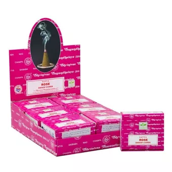 Conos de Incienso Satya Rosa 24g