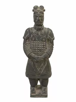 Estatua de terracota negra General 26cm