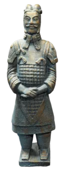 Estatua de bronce de imitación general de alta calidad 35 cm