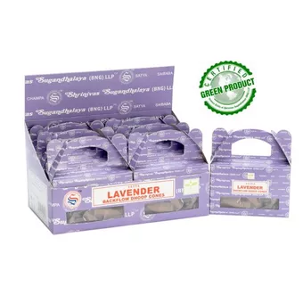 Conos de incienso backflow Satya Lavanda 24 conos