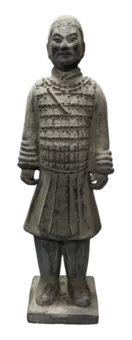 Estatua Caballero Terracota Negra 50cm