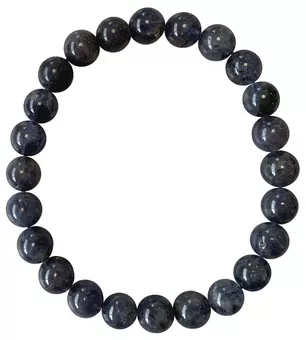 Pulsera Cordierita Lolite perlas AA 8mm