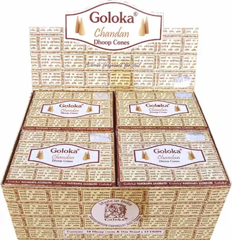 Goloka conos Chandan incienso