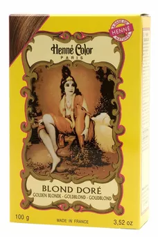 Pack de 6 henna color rubio dorado 100g