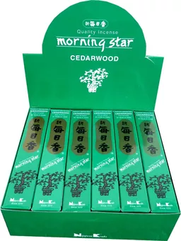 Incienso Japonés Morning Star Cedro 50 Varillas