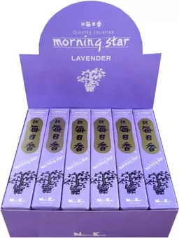 Incienso Japonés Morning Star Lavanda 50 Varillas