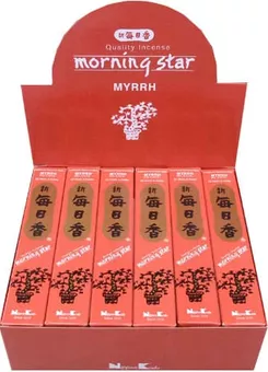 Incienso Japonés Morning Star Mirra 50 Varillas