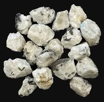 Piedra de luna blanca Peristerita crudo 500g