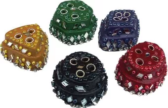 Juego de 24 mini porta inciensos con espejo
