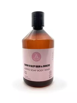 Jabón Líquido de Alepo - Ecocert - Rosa 500ml