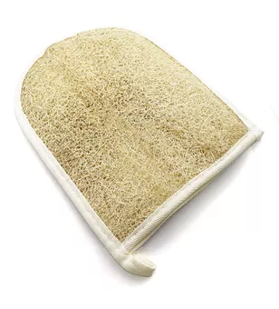 Guante exfoliante de lufa 100% vegetal
