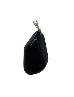 Colgante rodados Ossidiana Negra A