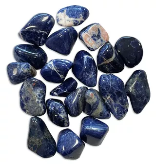 Sodalita Namibia Naranja AA piedras rodadas 250g