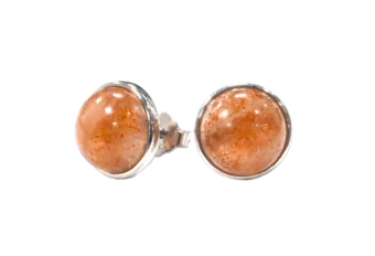 Pendientes Plata 925 Piedra Sol AA 8mm