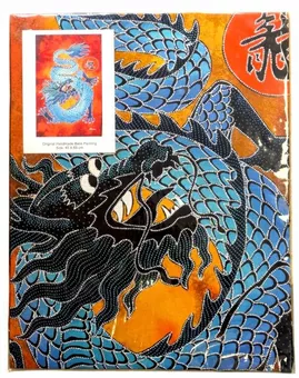 Batik dragon modelo pequeño 45x65 cm