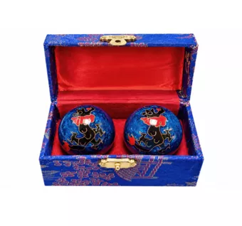 Bolas Chinas de Masaje Dragón Azules 4,2 cm