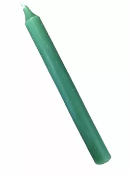 Velas Goloka Teñidas en Masa Verdes 13cm