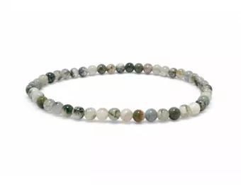 Pulsera de Ágata Árbol A cuentas 4mm