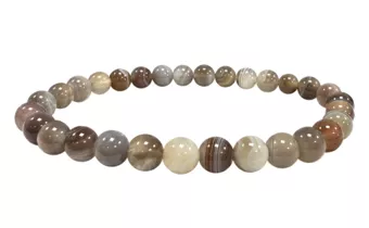 Pulsera Agate Botswana AA Perles 6mm