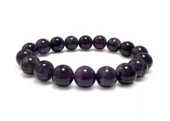 Pulsera de Amatista A cuentas de 10mm
