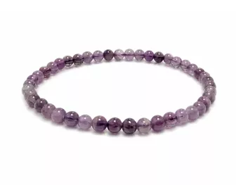 Pulsera de Amatista A perlas 4-5mm