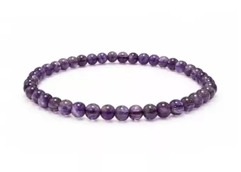 Pulsera de Amatista AA Perlas 4-5 mm