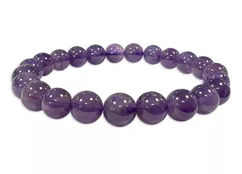 Pulsera de Amatista AA cuentas de 8-9mm