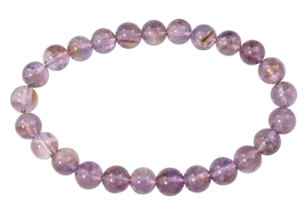 Pulsera de Ametrino de Bolivia AAA cuentas 8-9mm