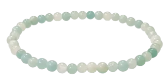 Pulsera de Amazonita de China AB cuentas 4mm