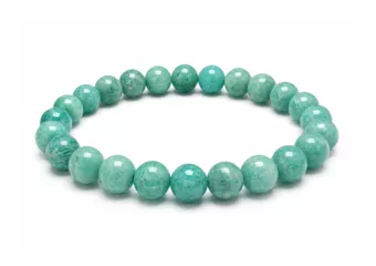 Pulsera de Amazonita de Perú AA cuentas 8-9mm