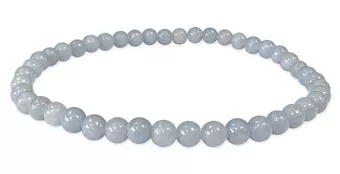 Pulsera de perlas de angelita A 4mm