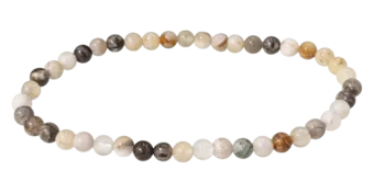 Pulsera Agata Plumas cuentas 4mm