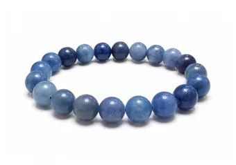 Pulsera de Aventurina Azul A cuentas 10mm