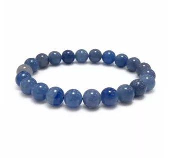 Pulsera de Aventurina Azul A cuentas 8mm