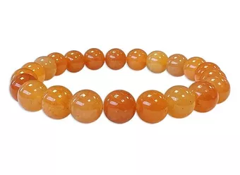 Pulsera de Aventurina Naranja A cuentas 8mm