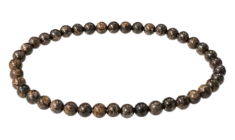 Pulsera de broncita cuentas 4mm