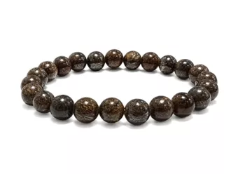 Pulsera de Bronzita AB Perlas 8 mm
