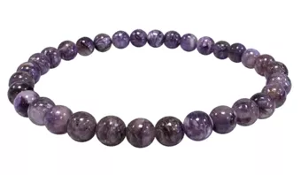 Pulsera de Charoita A+ cuentas 7mm