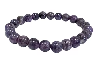 Pulsera de Charoita A+ cuentas 7-8mm