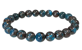 Pulsera de crisocola Türkiye Cuentas AAA 7mm