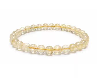 Pulsera de Citrino Natural A con Cuentas de 6-7mm