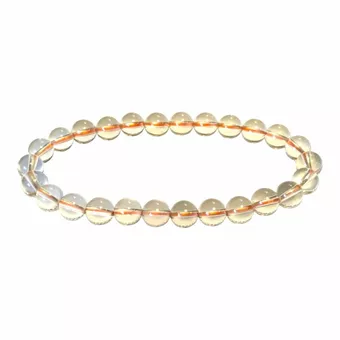 Pulsera de citrino natural AAA con cuentas de 7 mm