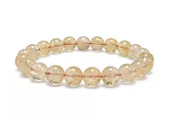 Pulsera de Citrino Natural A Perlas 8-9 mm