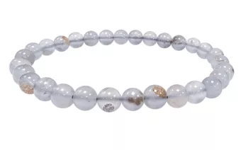 Pulsera Calcedonia Azul cuentas AA 6-6.5mm