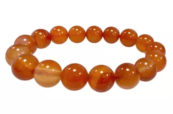 Pulsera de Cornalina A cuentas de 12mm